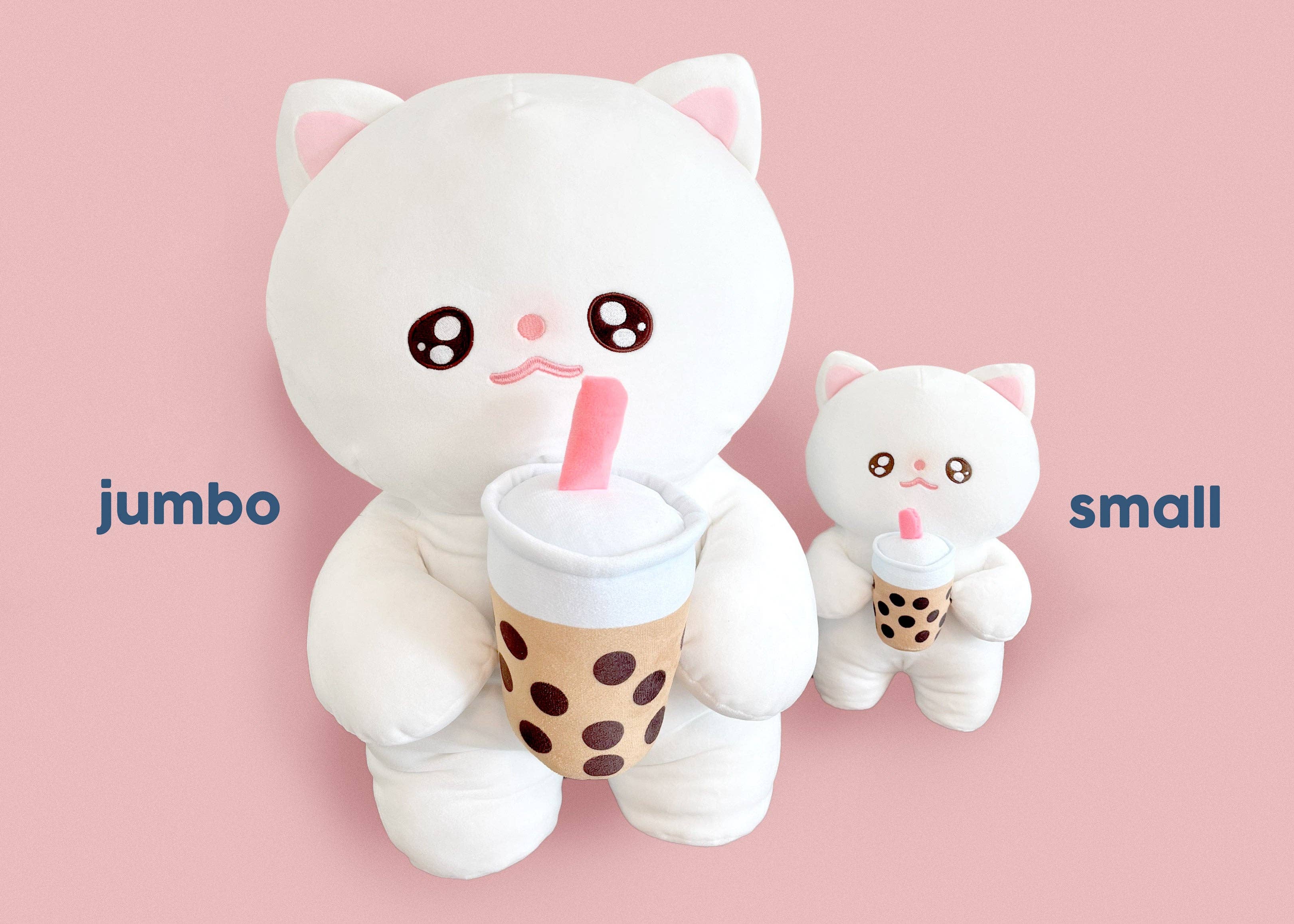 Maobabie - Wholesale Stuffed/Plush Toy - Kids & Baby - Boba Cat Plush3