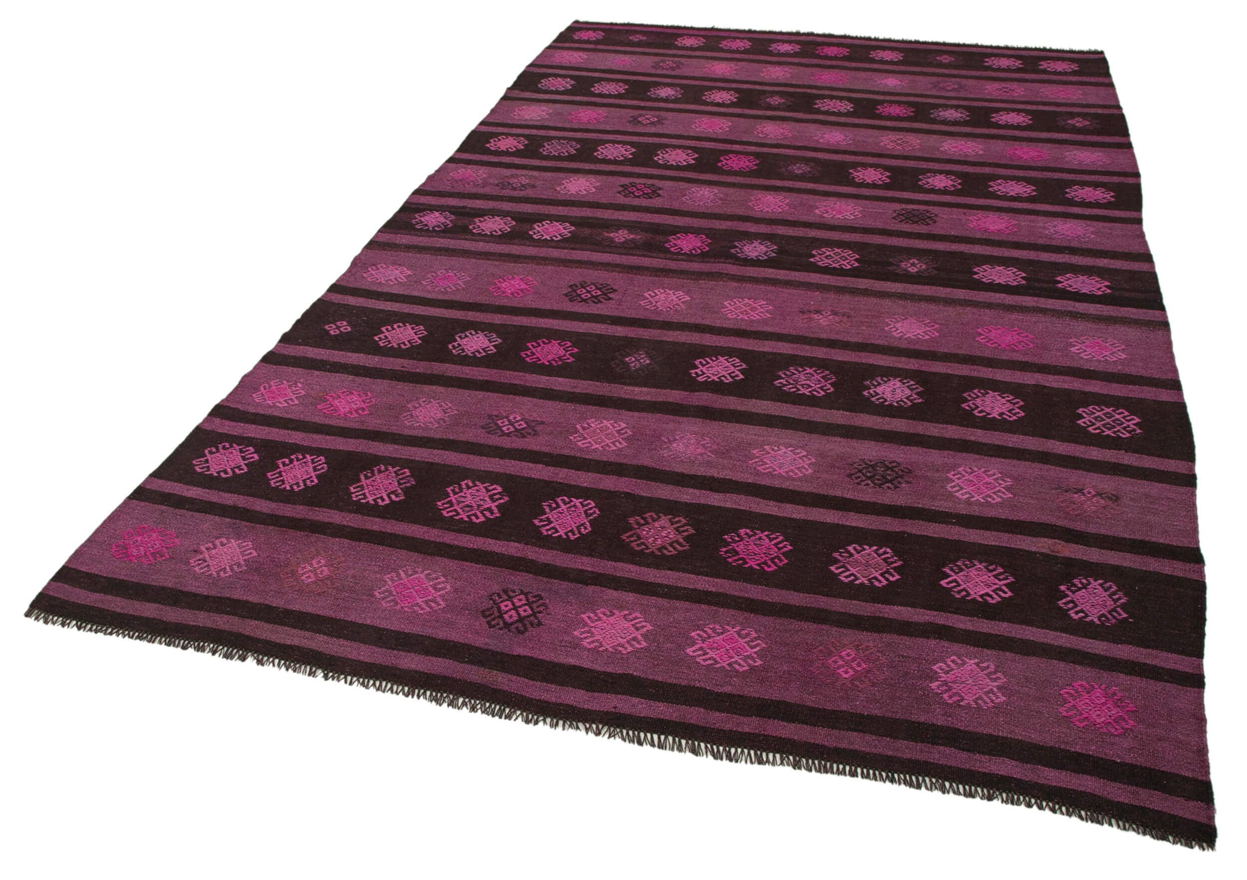 RUG N CARPET – wholesale Matta – Handgjord turkisk kilimmatta, 183 x 305 cm, rosa - 356892
