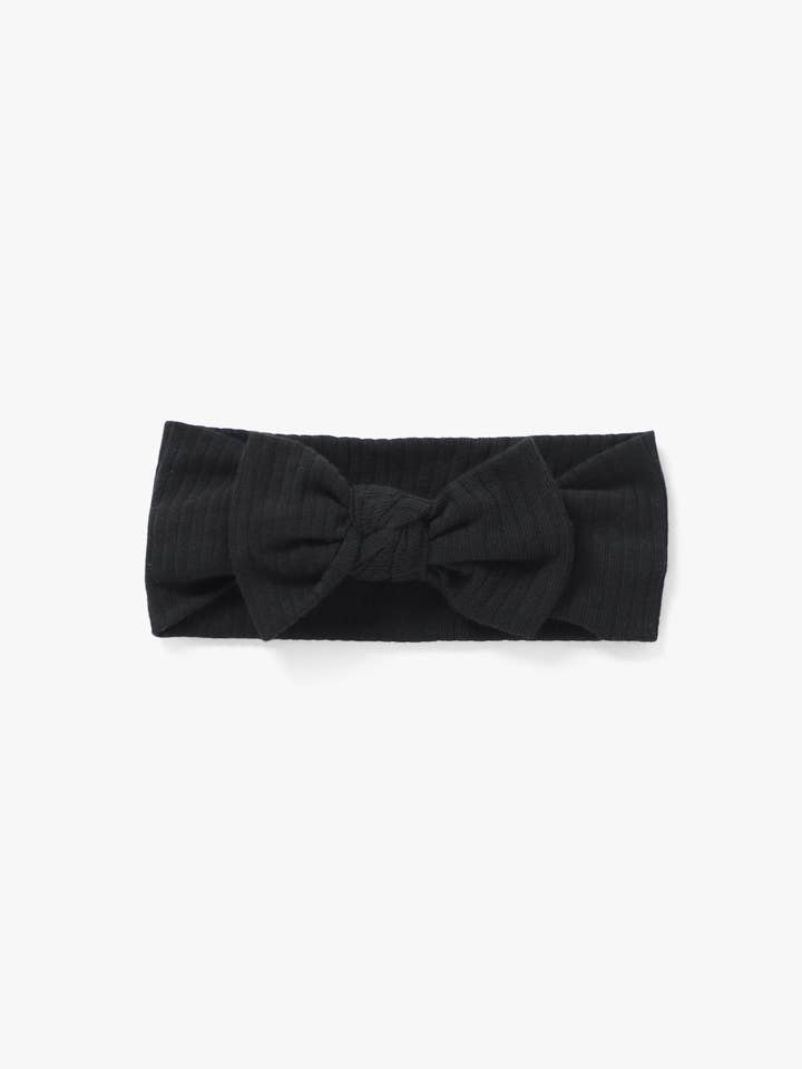 Ribbed Headband | Black for wholesale by Mila & Co.
