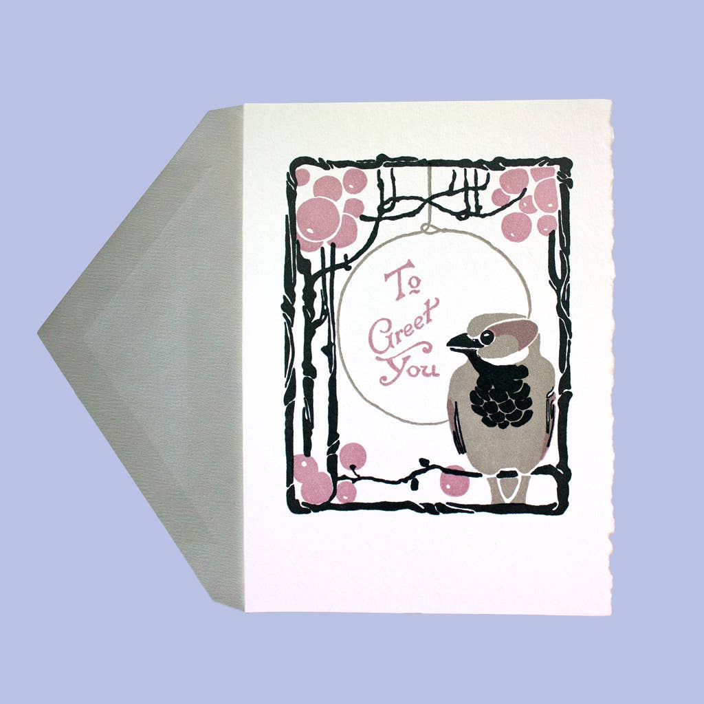 Saturn Press – wholesale Vardagliga hälsningskort – Sparv1