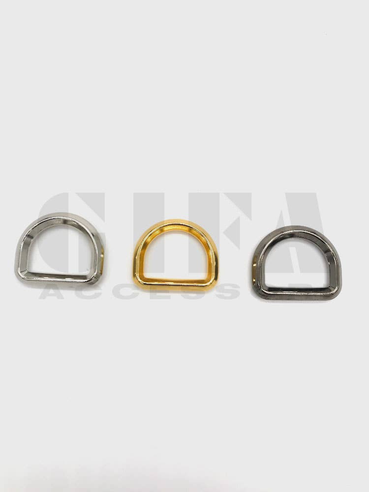 Gifa Accessori - Wholesale Clasp - Square wire zamak half rings 2.5 cm2