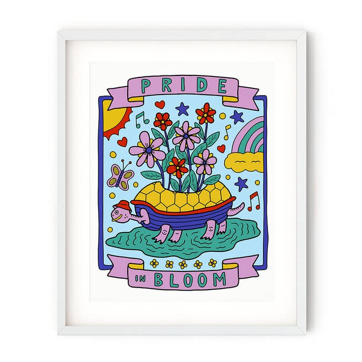 Pride in Bloom (Print) voor wholesale door A Duck Amuck Gift Shop & Art Studio