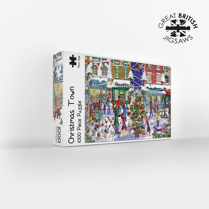Great British Jigsaws – wholesale Puzzle – Adult – CHRISTMAS TOWN - Emma Joustra Jigsaw Puzzle1