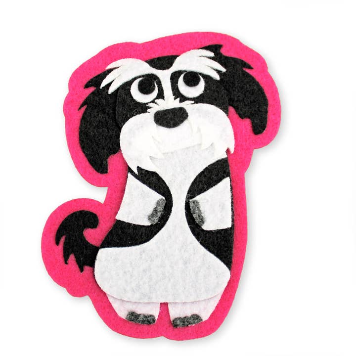 Alvin the Shih Tzu Patch for wholesale by Little World of Beasts
