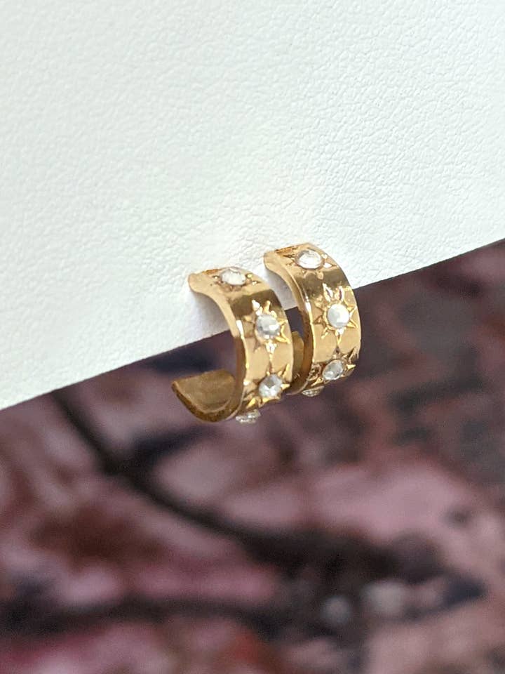 Celestial Huggies for wholesale by Nuance Jewelry