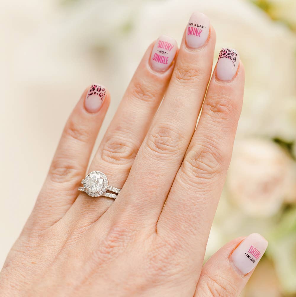 Weddingstar Inc. - Wholesale Nail art/sticker - Zelfklevende vrijgezellenfeest nagelstickers - Glam Squad1