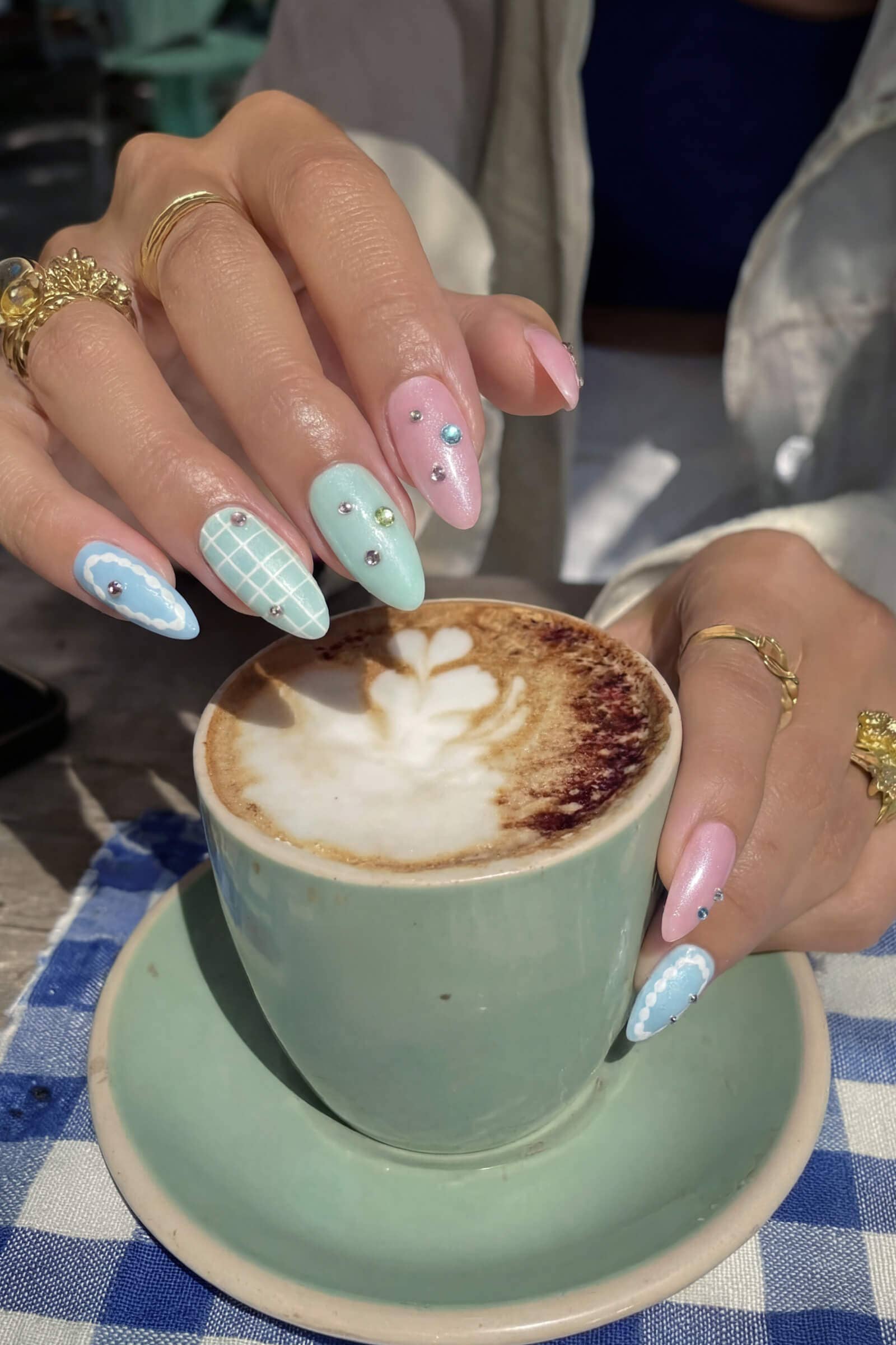 Never Have I Ever - Wholesale Press-On/Fake Nails - PASTEL MIFFY - ALMOND PRESS-ON NAILS3