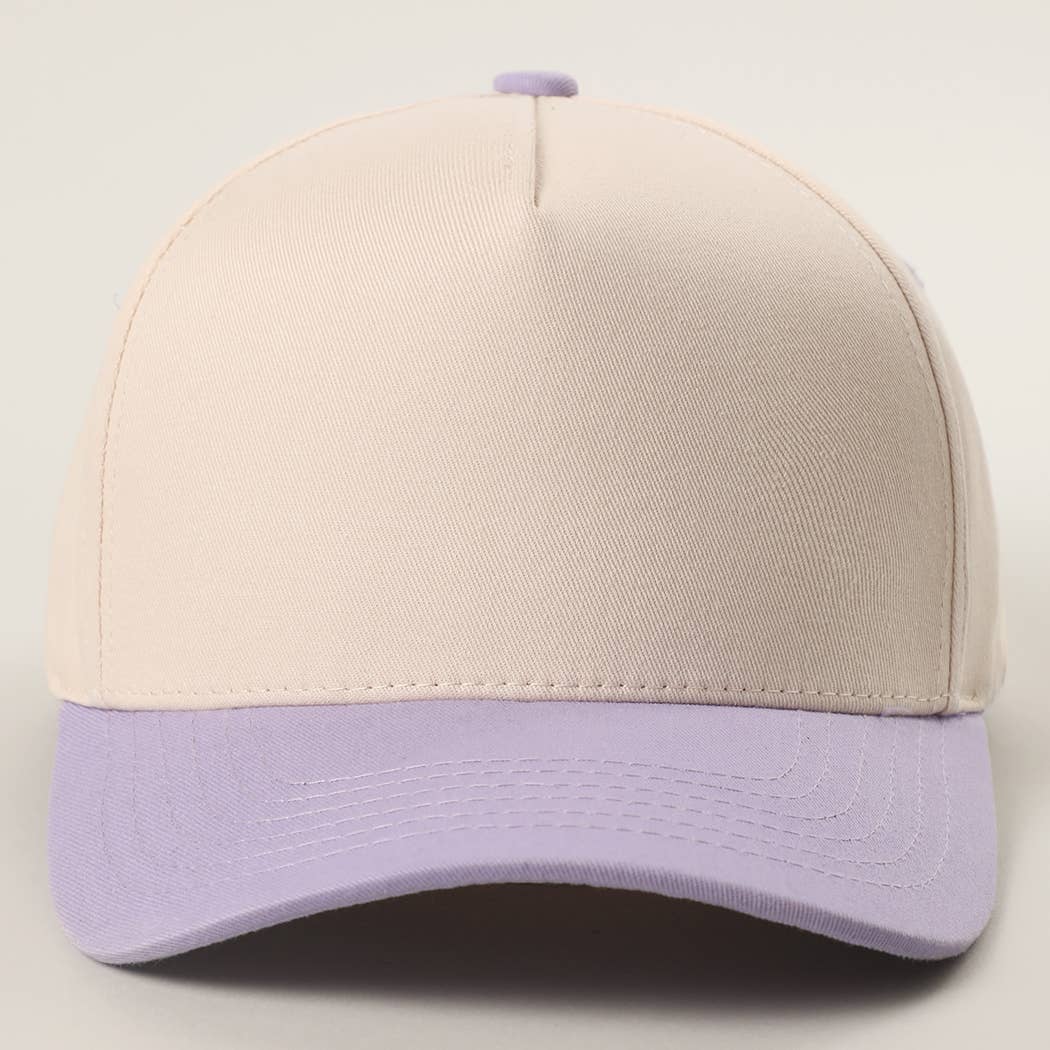 Fashion City - Wholesale Baseball Cap - Unisex - Plain Two-Tone Canvas Cotton Trucker Hat69