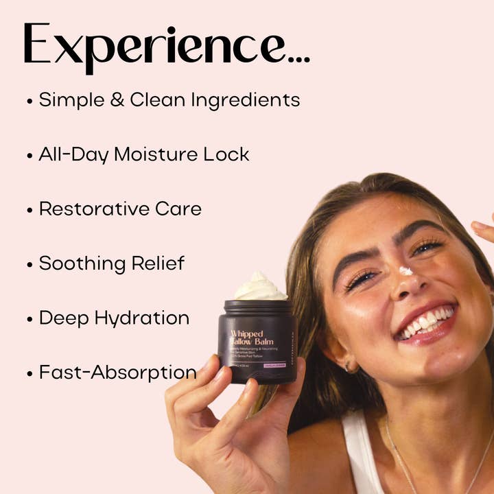 Softer Skin - Wholesale Body cream/lotion - Whipped Tallow Vanilla Lavender (2o z)5