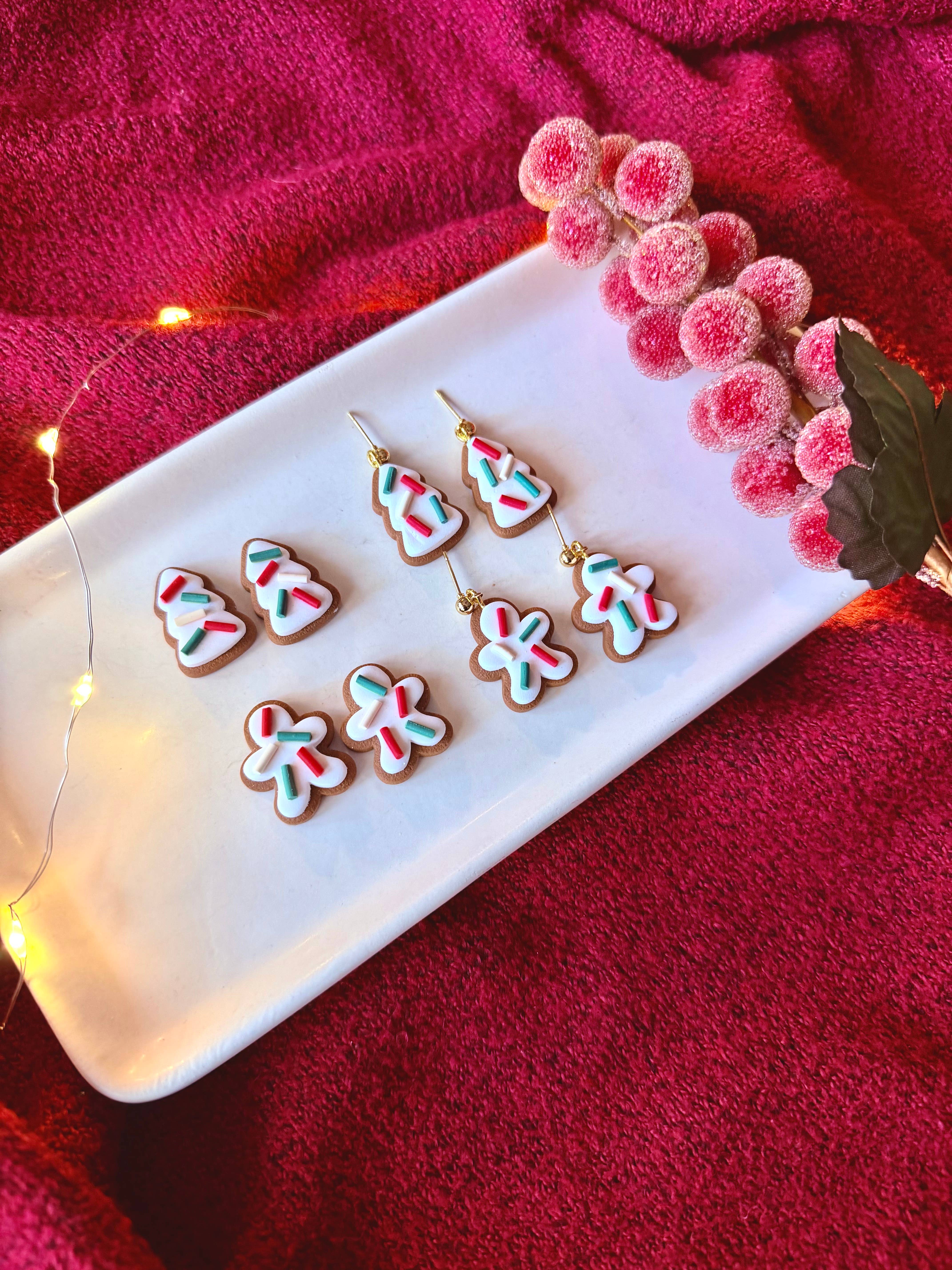 SeizeTheClayJewelry - Wholesale Dangle Earrings - Iced Cookie Earrings, Cookie Clay Earrings, Sprinkle Cookies1