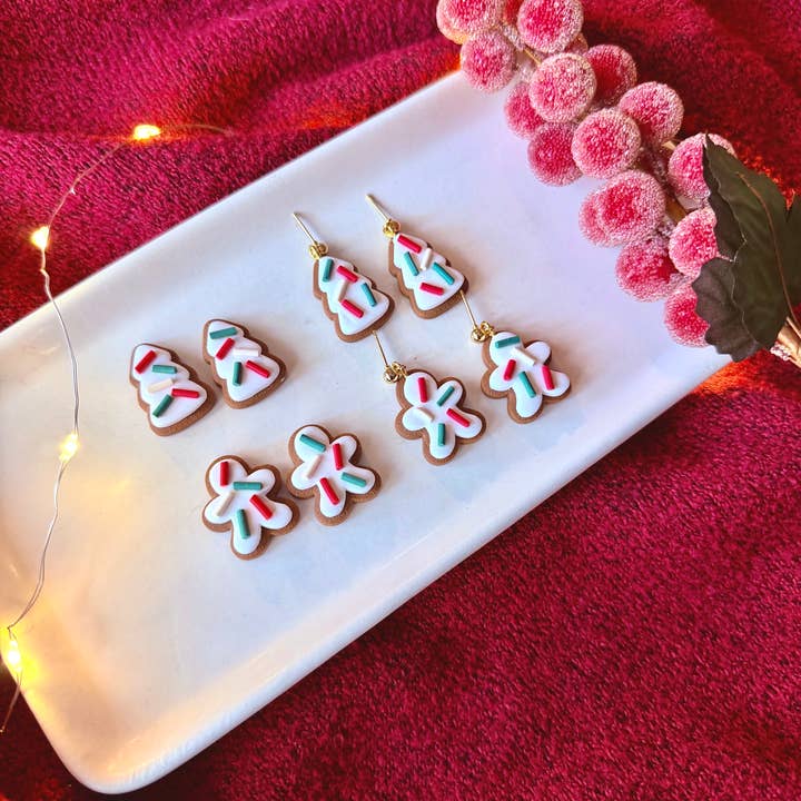 SeizeTheClayJewelry - Wholesale Dangle Earrings - Iced Cookie Earrings, Cookie Clay Earrings, Sprinkle Cookies1
