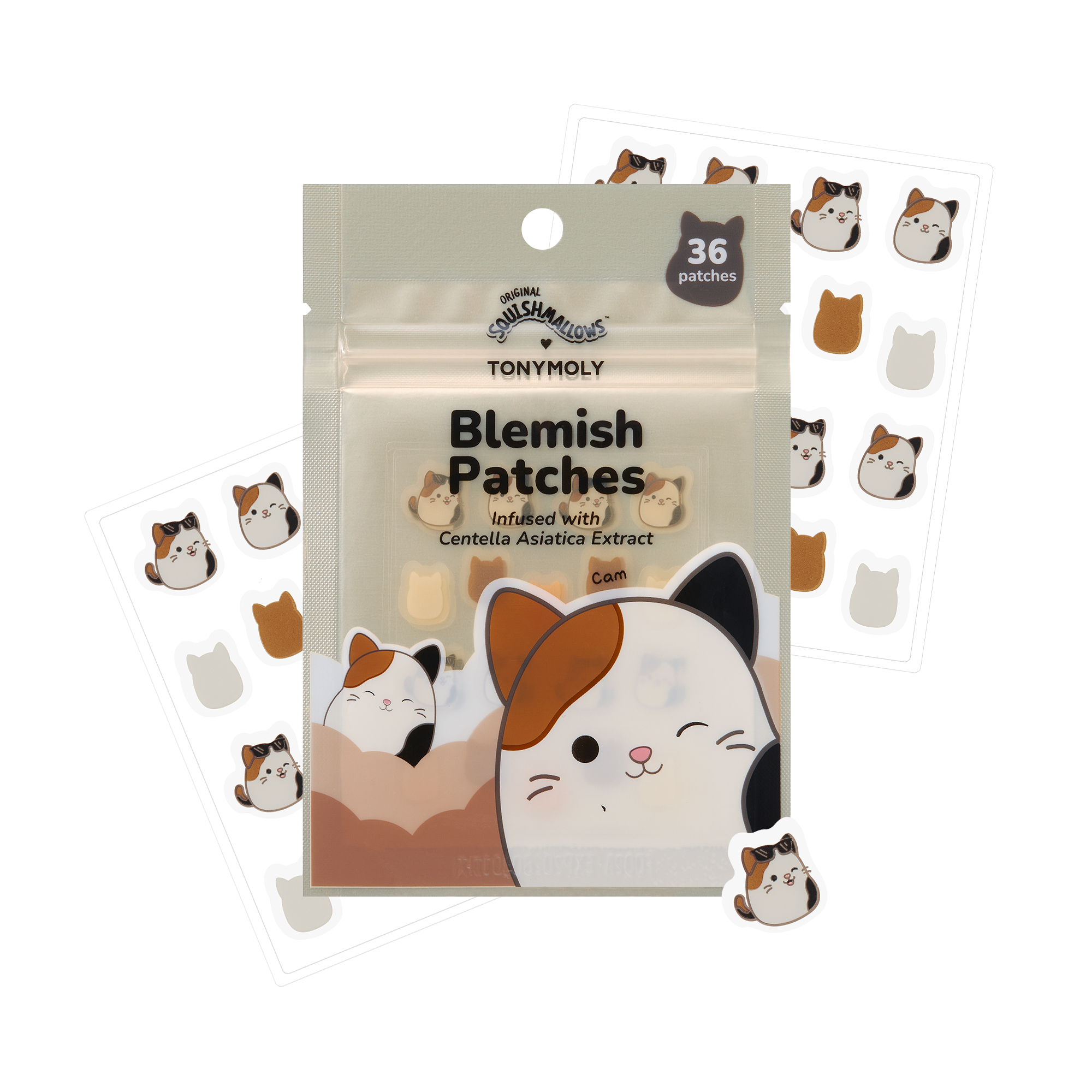 TONYMOLY - Wholesale Acne/Hydrocolloid Patch - Squishmallows x TONYMOLY Blemish Patches6