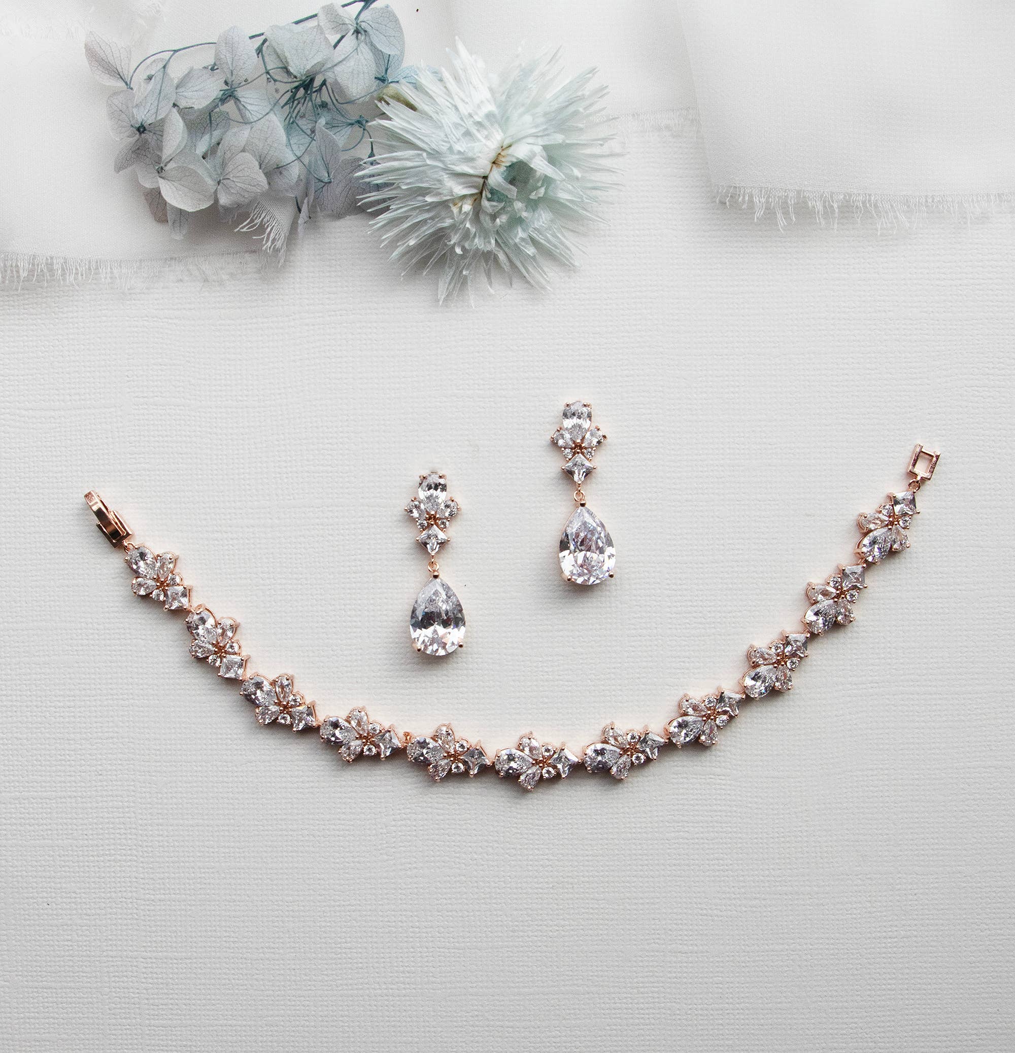 allureweddingjewelry - Wholesale Dangle Earrings - Pear Drops CZ Earrings6