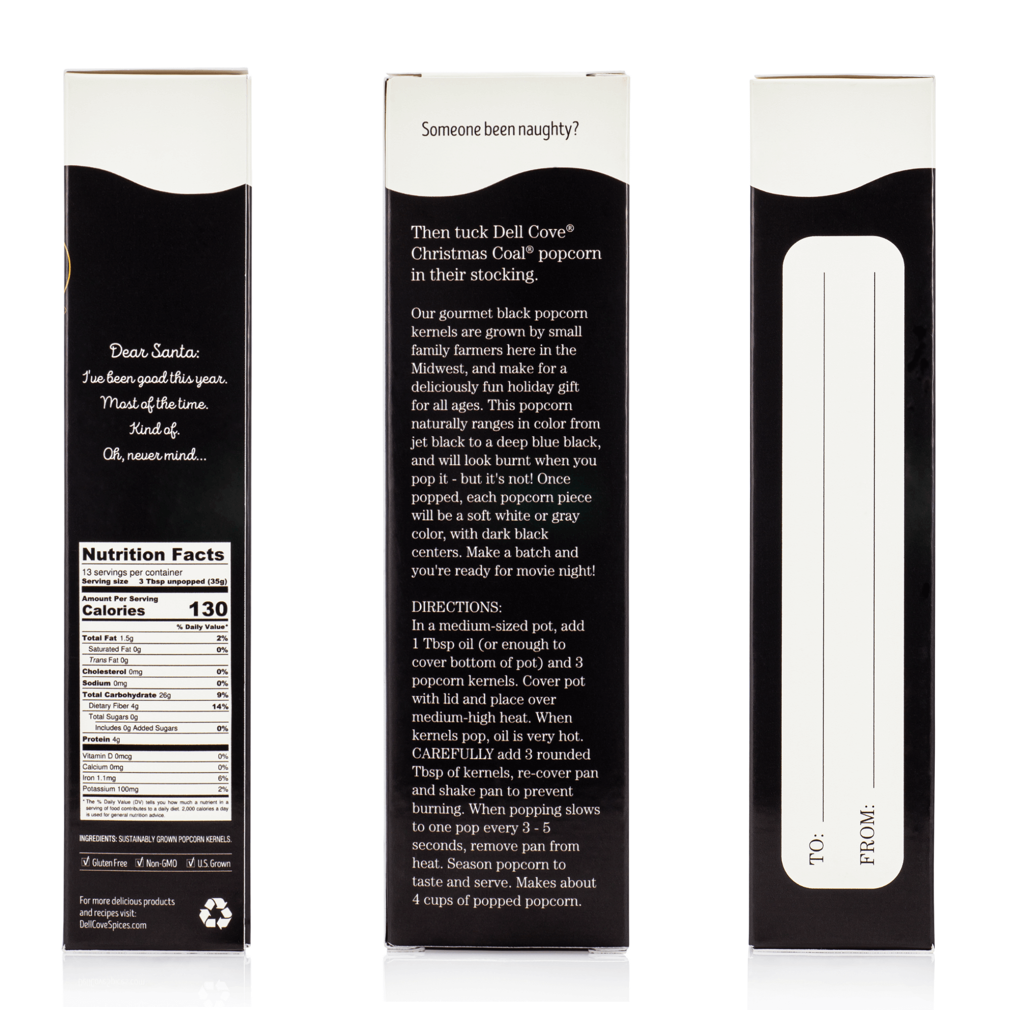 Dell Cove Spices & More Co. - Venta al por mayor Palomitas de maíz - Set de regalo de palomitas de maíz navideñas, caja de palomitas6