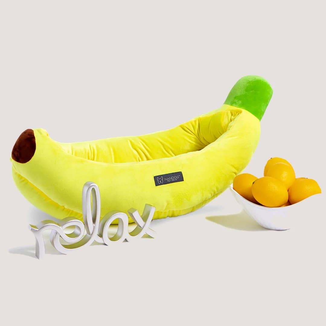 Nandog Pet Gear Florida Authorized Reseller – wholesale Pet bed – Cat/dog – NANDOG Banana Bed (LARGE)1
