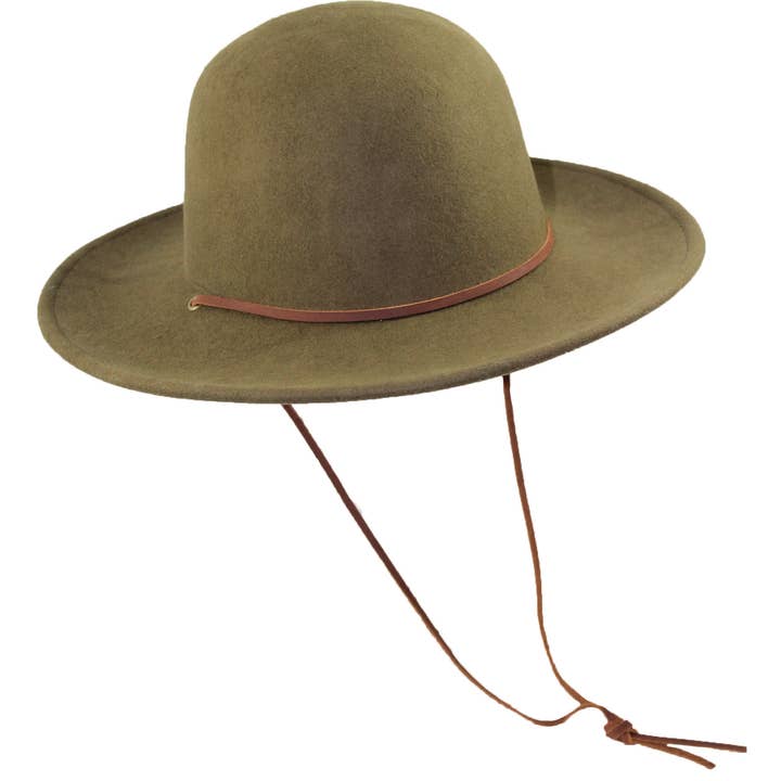 Jeanne Simmons Accessories - Wholesale Fedora - Women's - Western round top100% wool felt 7885 Winter Hat