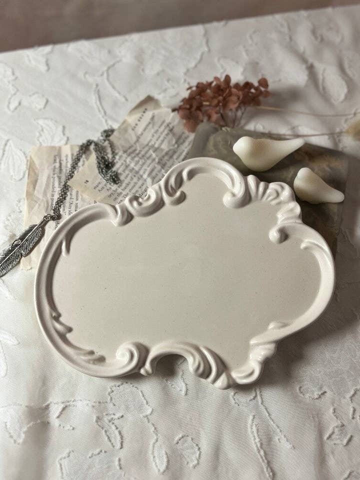 Asymmetry Elegance Tray| Jewelry Tray| Vintage| Handmade for wholesale by Home Pro Idea
