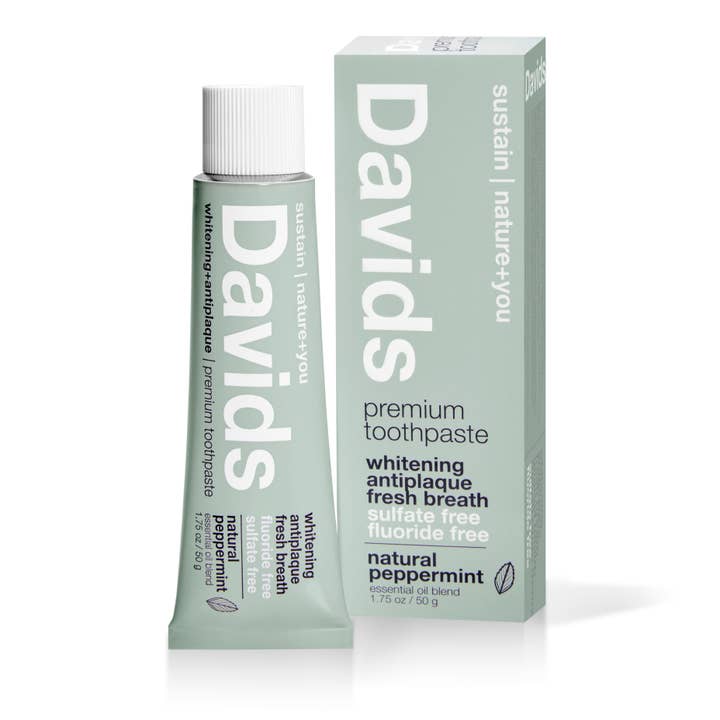 Davids Natural Toothpaste - Wholesale Toothpaste - Davids travel size premium toothpaste / peppermint1