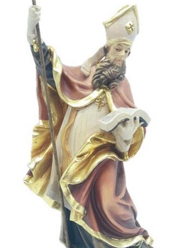 Saint Urban wood carved statue 10283 for wholesale by Dolfi