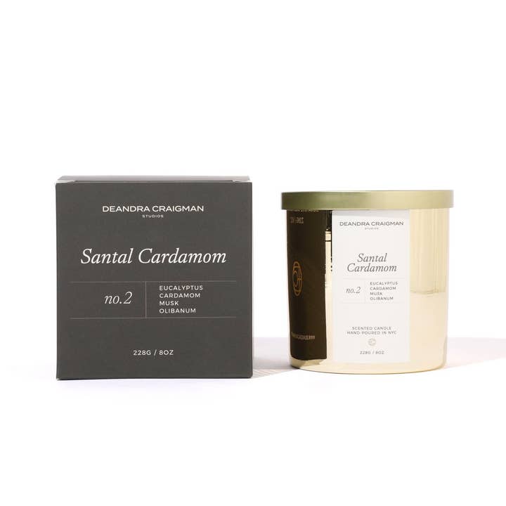 DeAndra Craigman Studios - Wholesale Jar/Filled Candle - Santal Cardamom Candle + Playlist