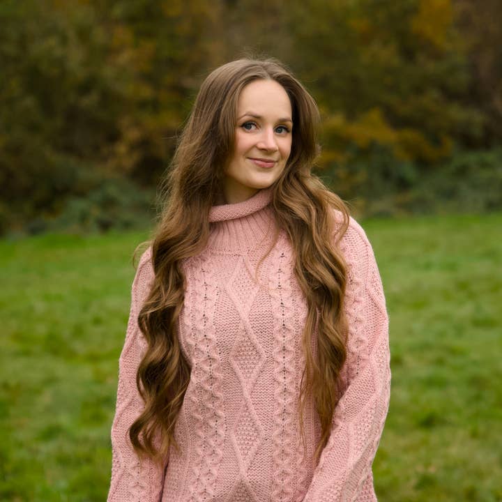 Mars Knitwear - Wholesale Knitted jumper – Women′s - British Wool - Seacole - Rose Mix4