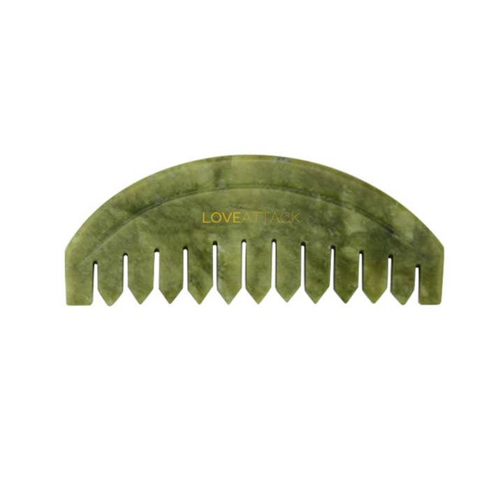 Love Attack - Wholesale Head Scratcher/Massager - Jade Gua Sha Comb for Scalp and Neck4