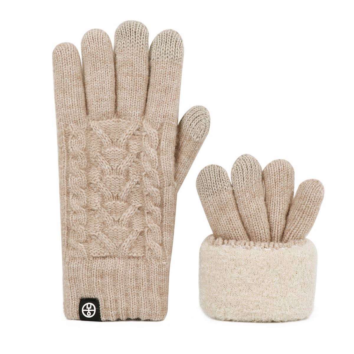 ACCITY - Wholesale Gloves - Unisex - WINTER SOLID COLOR TOUCH SCREEN KNITTED GLOVES_CWAG04115