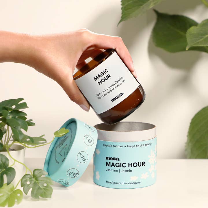 Mosa - Wholesale Jar/filled candle - Magic Hour - Jasmine Essential Oil Candle3