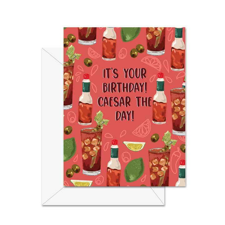 It's Your Birthday! Caesar The Day! - Greeting Card for wholesale by Jaybee Design