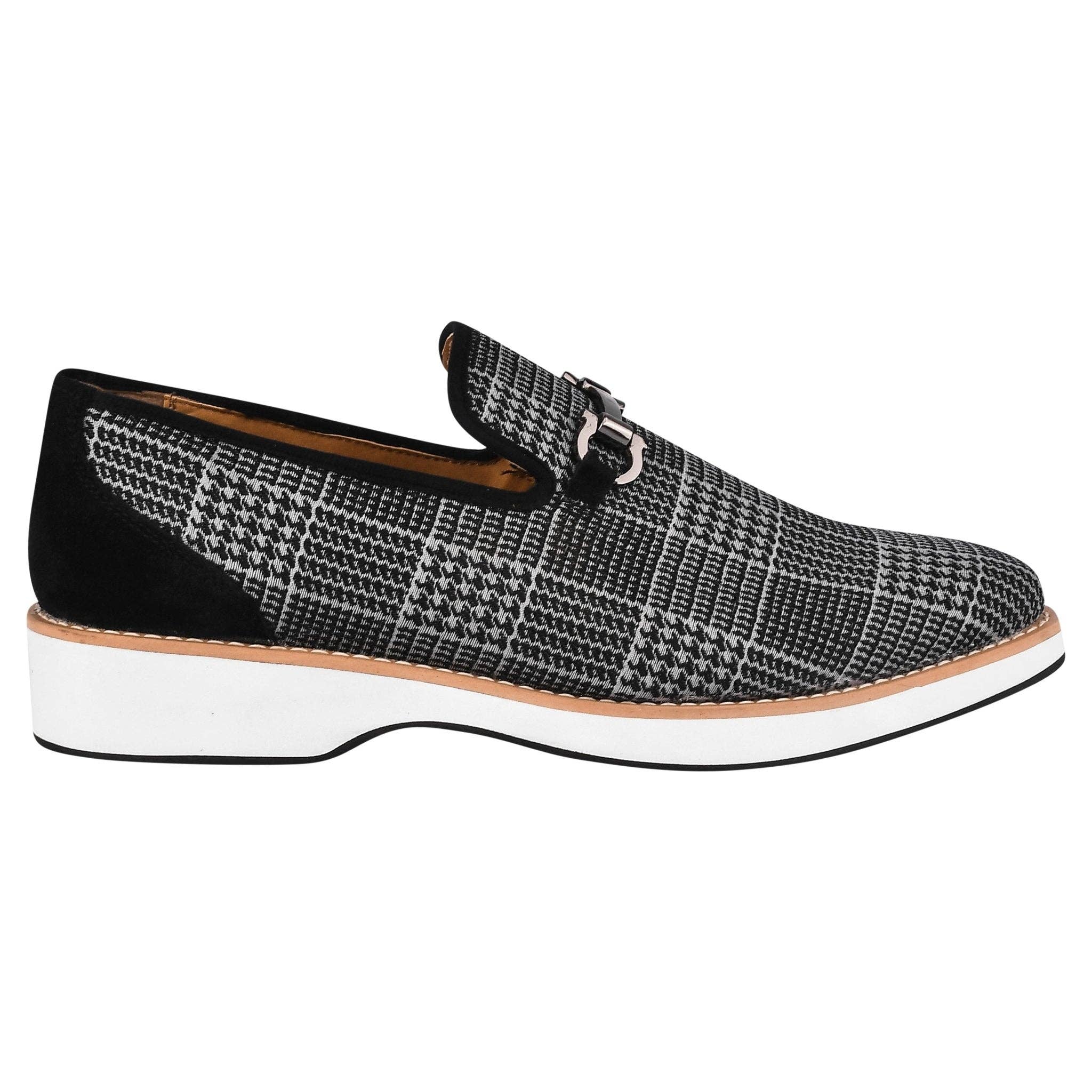 LIBERTYZENO - Wholesale Loafers - Men's - Megaball mens Casual textile printed buckle shoes43