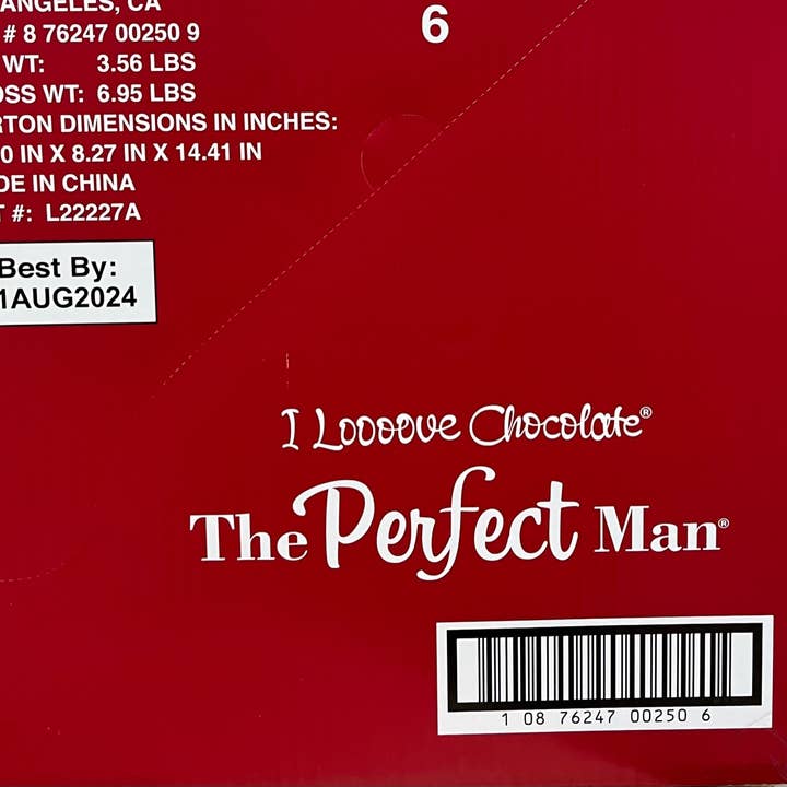 Gotta Get It Gifts – Chocolate por atacado – JUMBO DE CHOCOLATE PERFEITO HOMEM