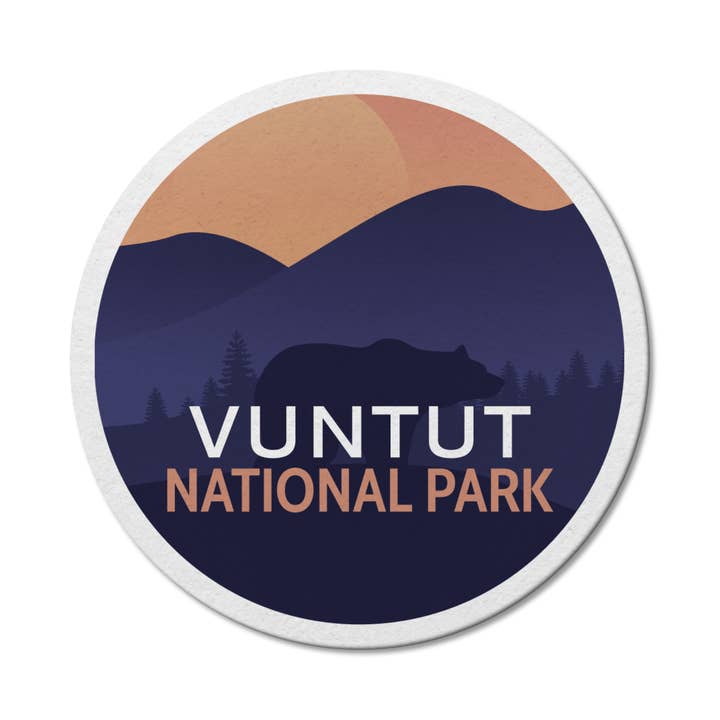 Adhesivo de vinilo impermeable del Parque Nacional de Canadá de Vuntut para venta al por mayor de Canada Untamed