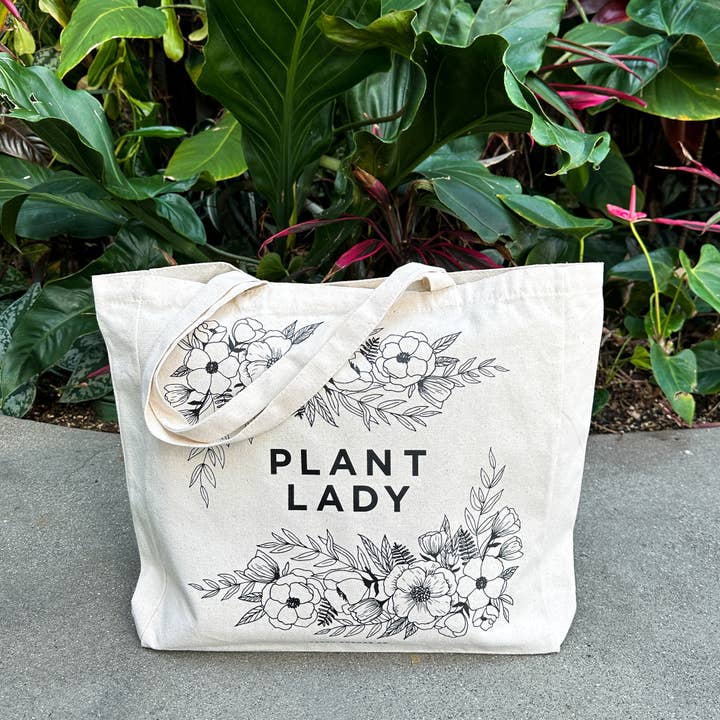 Paper Anchor Co. - Wholesale Tote Bag - Women's - Plant Lady Tote Bag | Valentine Gifts