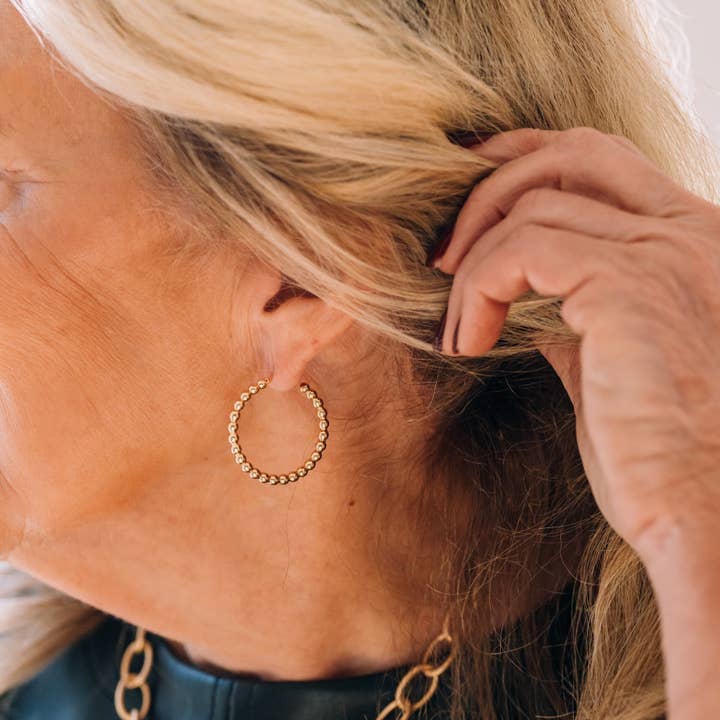 Farrah Hoop Earrings for wholesale by InspireDesigns