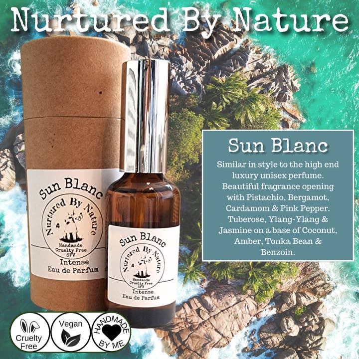 Sun Blanc Eau De Parfum 50ml for wholesale by Nurtured By Nature SFV