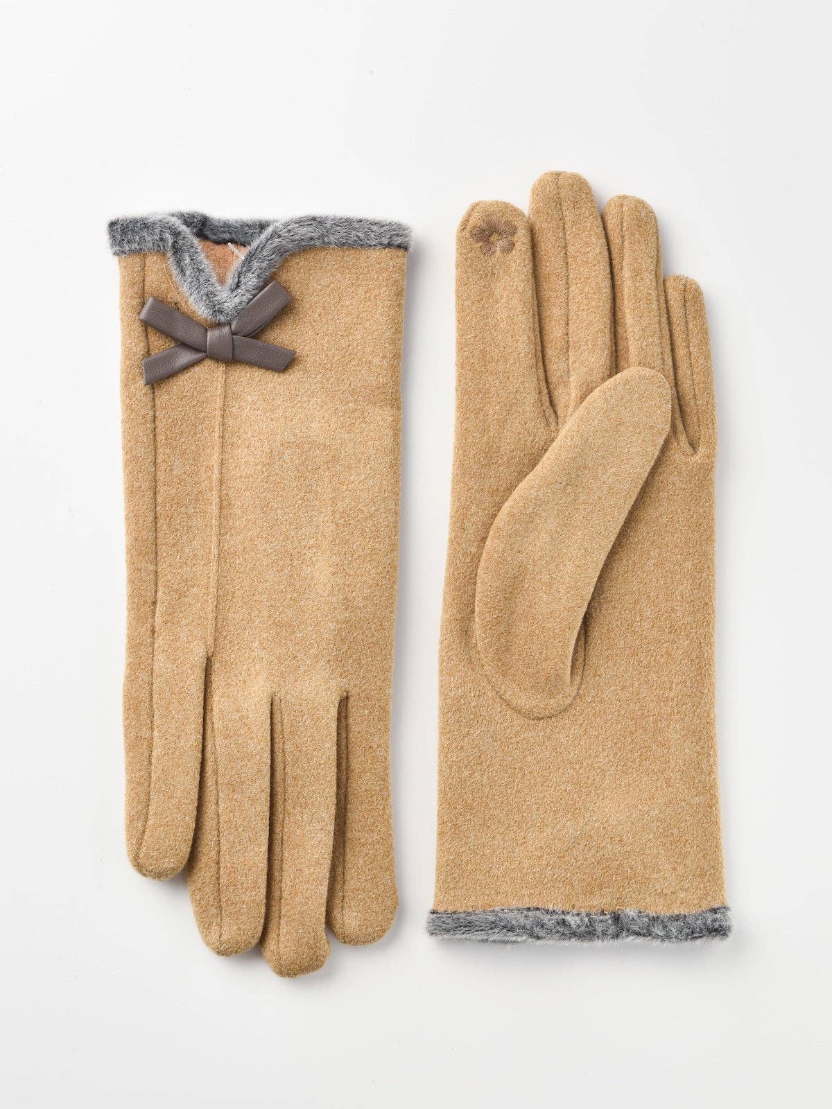 Funkyrel® Atzbranding Limited – wholesale Gloves – Women's – Gloving - Women's Winter Touchscreen Gloves with bow0