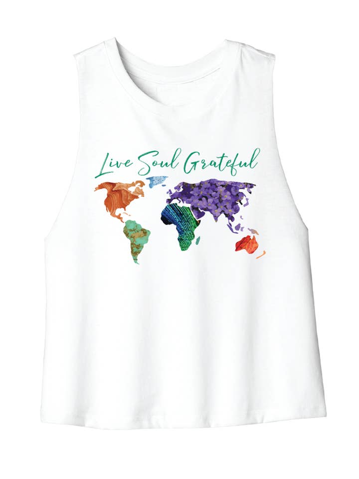 Live Soul Grateful Crop Racerback para venta al por mayor de Soul Grateful