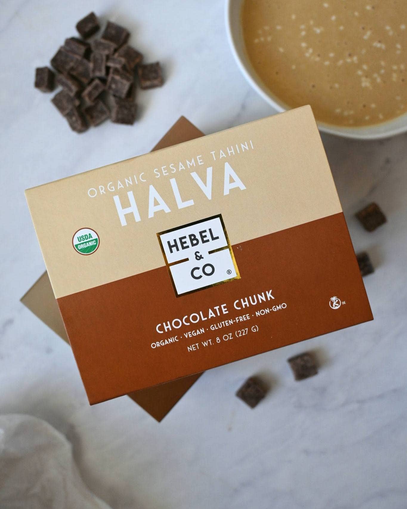 Hebel & Co - Wholesale Chocolate Bar - Organic Halva - Chocolate Chunk 4