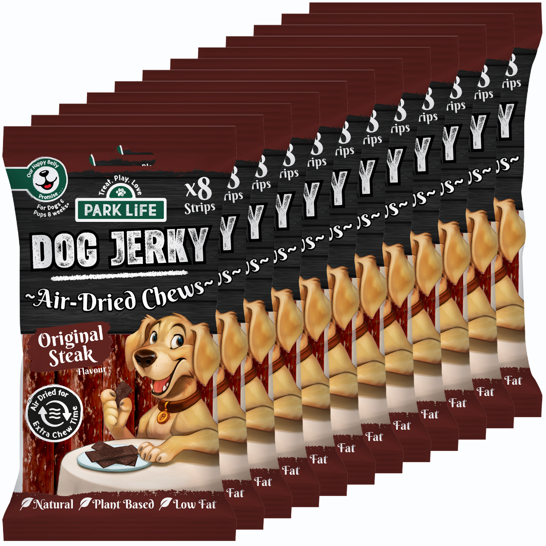 PARK LiFE - Vendita all'ingrosso Snack - Cani - PARK LiFE Strisce di Jerky per Cani al Gusto Bistecca Originale 70 g1