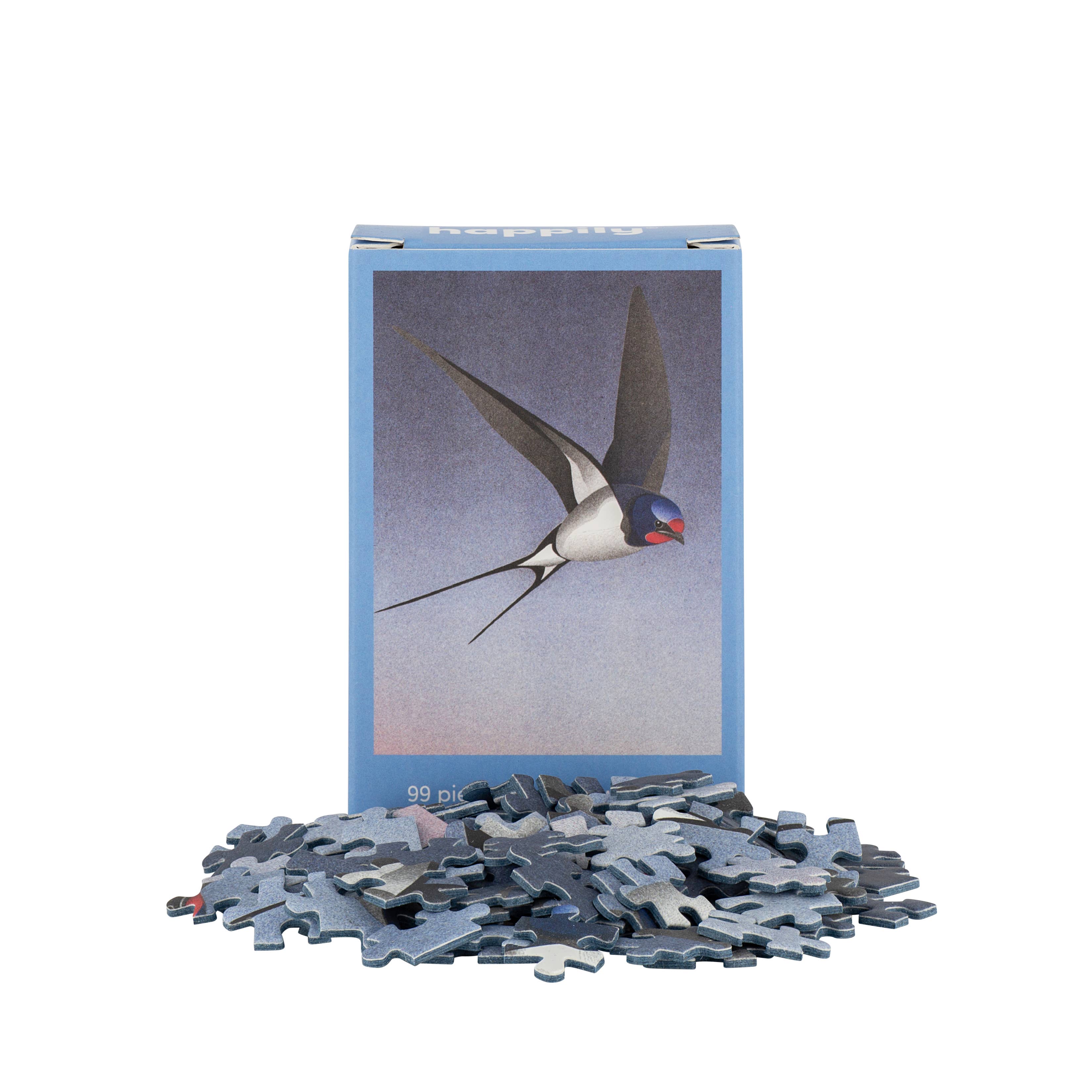 Happily Puzzles - Vente Puzzle – adulte - Swallow - Mini-puzzle de 99 pièces