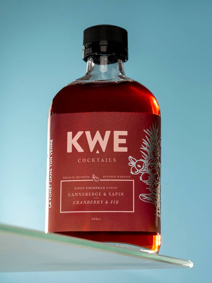 Cranberry & Balsam Fir for wholesale by Kwe cocktails