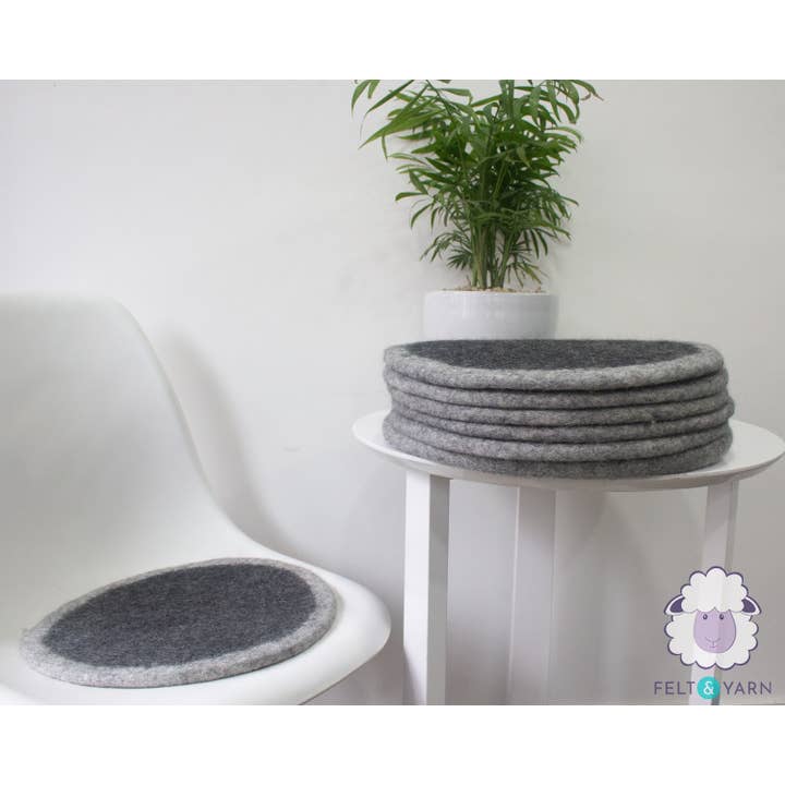 Wool Felt Chair Cushion for wholesale by Felt and Yarn