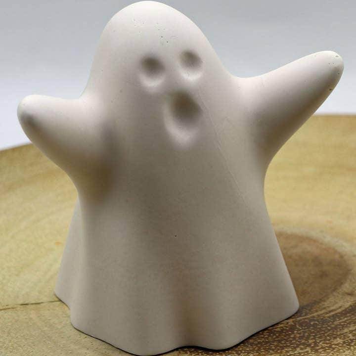 Shockley Jesmonite Ghosts for wholesale by Cranky Cow Creations