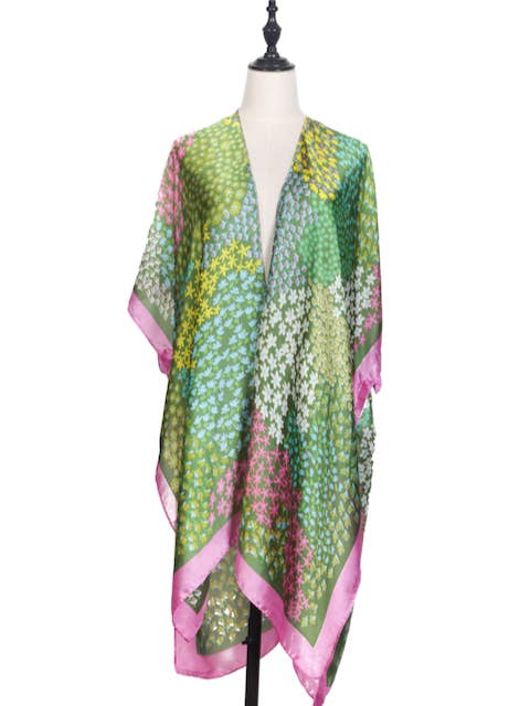 Pretty Persuasions - Wholesale Kimono - Women's - CP22004 Callaway Petals Kimono Ruana Coverup