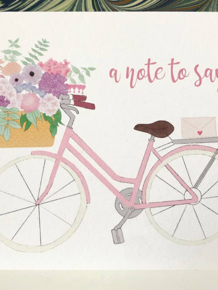 A Note To Say Notelet Card for wholesale by Liv & Draw