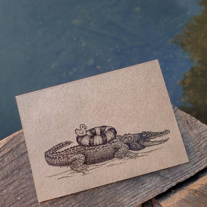 Nilsi och Quietschi gräs papper vykort för wholesale av Hannibelle