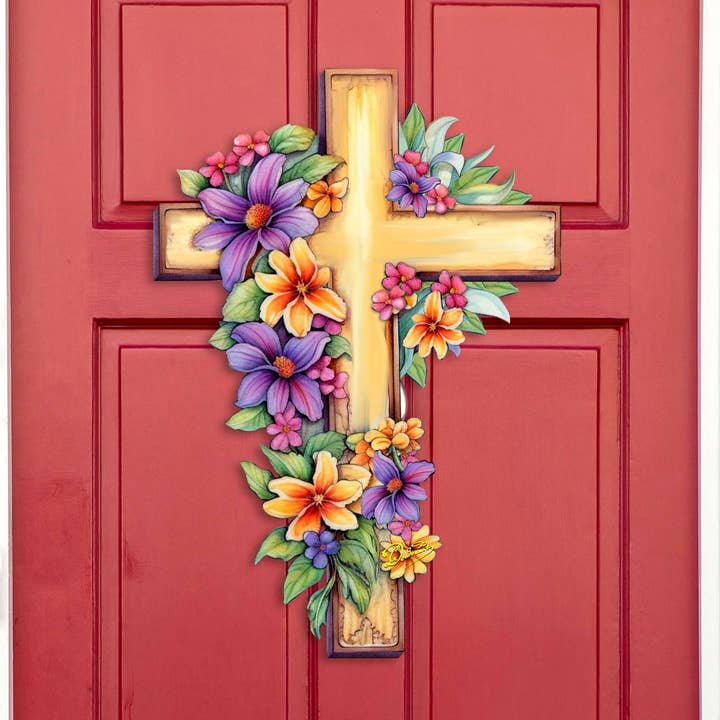 Garden Serenity Cross Holiday dørindretning G.debrekht påske for engroshandel hos Designocracy