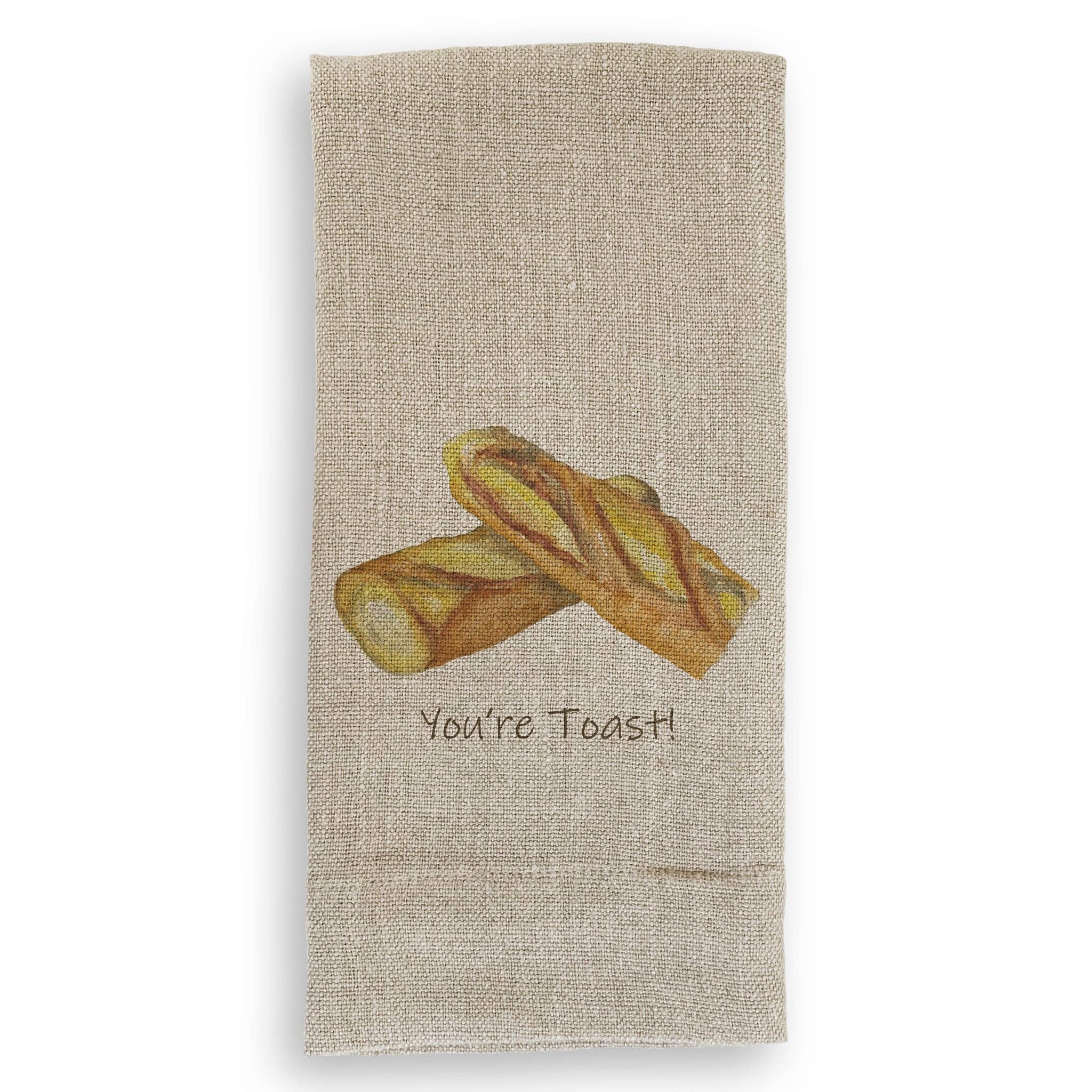 French Graffiti – wholesale Kökshandduk – Baguette med citat1