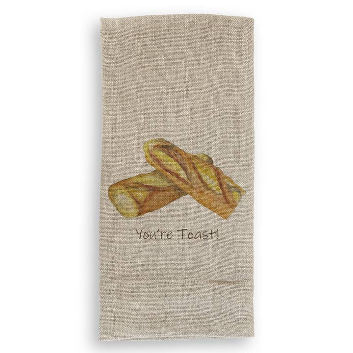 French Graffiti – wholesale Kökshandduk – Baguette med citat1