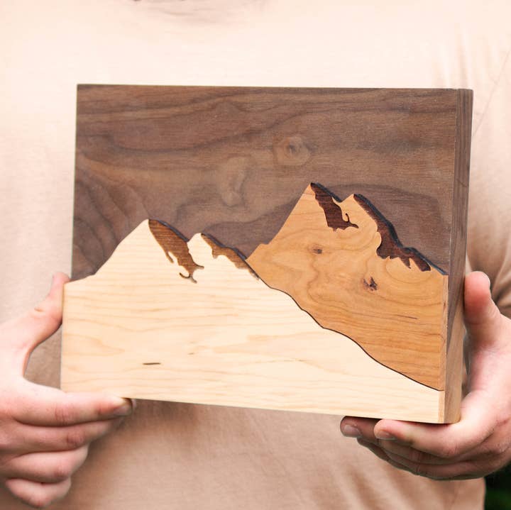 Autumn Woods Collective - Wholesale Wall Accent - Wooden Wall Art | Mountains0